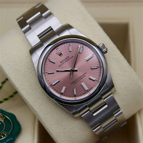 rolex sakura pink|rolex oyster dial colors.